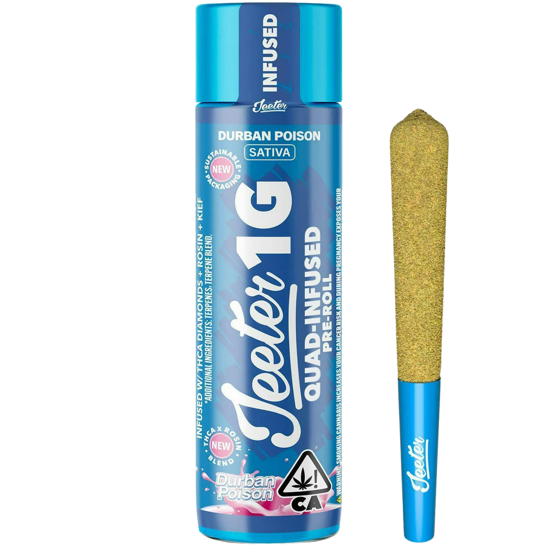 Jeeter - Jeeter - 1g Infused Preroll - Durban Poison Main Image