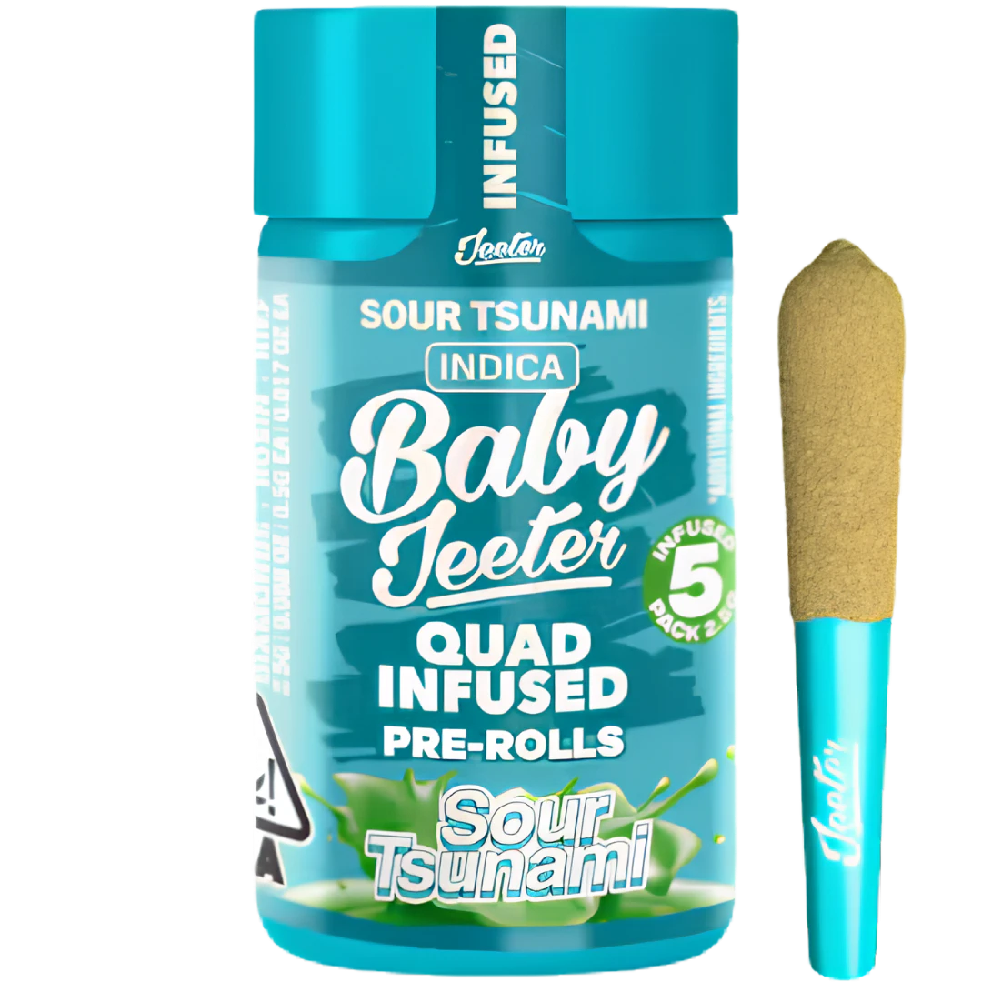Jeeter - Baby Jeeter - 5pk Infused Prerolls - Sour Tsunami Main Image