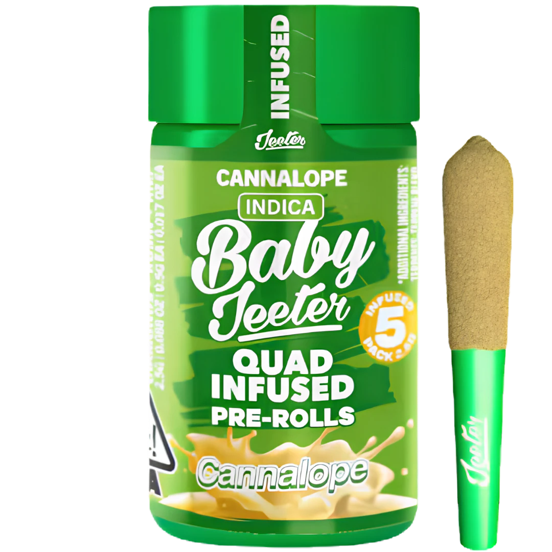 Jeeter - Baby Jeeter - 5pk Infused Prerolls - Cannalope Main Image