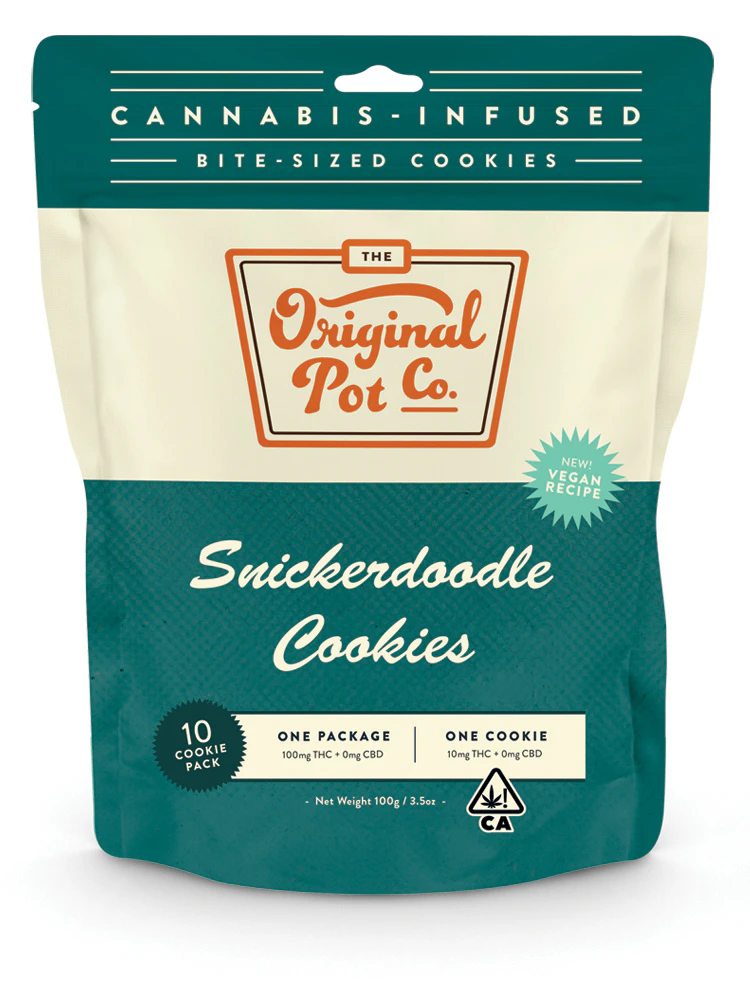 The Original Pot Company - [Original Pot Co.] Cookies - 100mg - Snickerdoodle (S) Main Image
