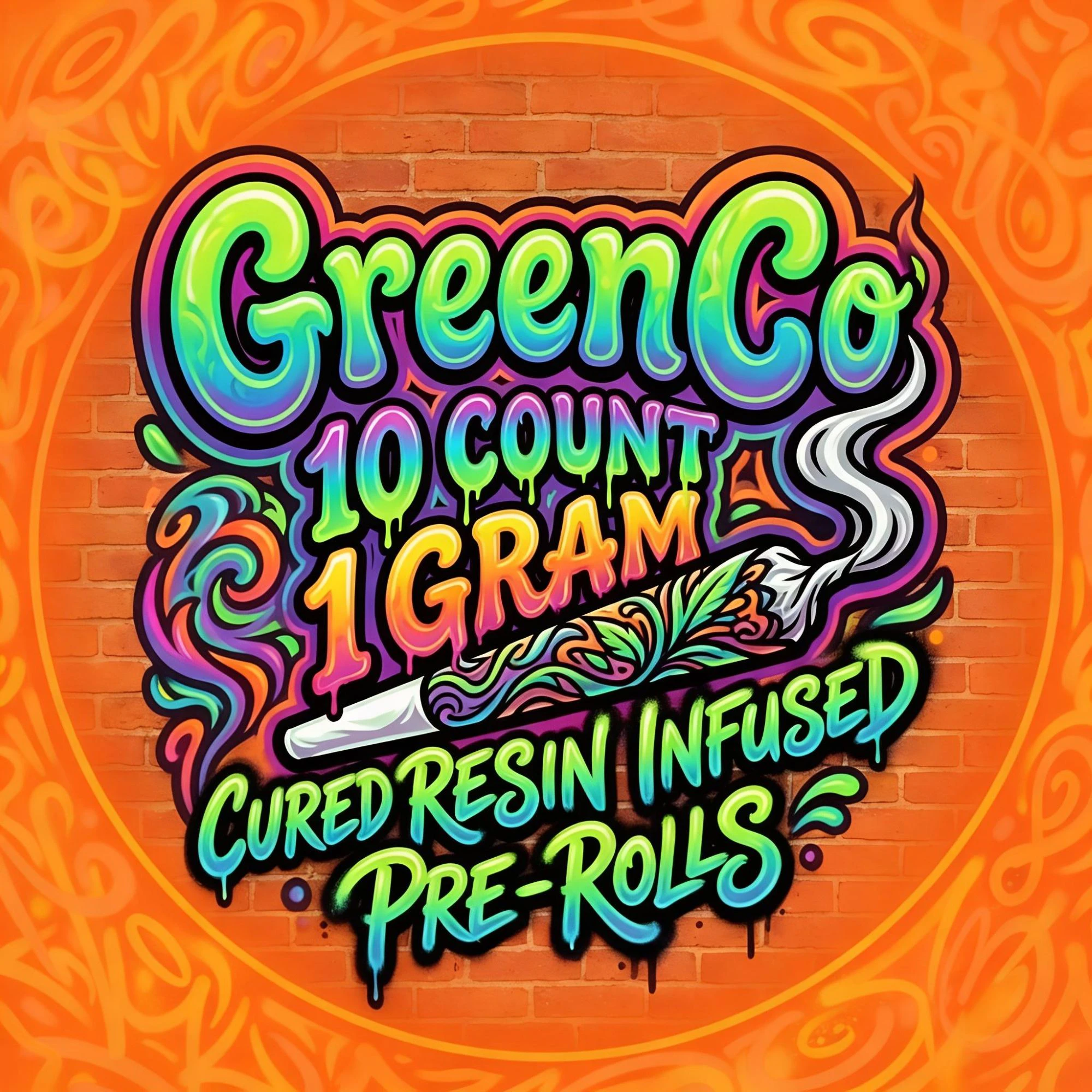 GREENCO - Imperial Stout - 10pk Cured Resin Infused Pre-Rolls Main Image