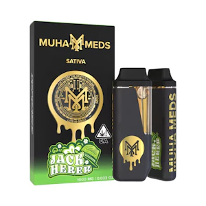 Muha Meds - Jack Herer (S) 85.13% THC | Muha Meds | 1g (Disposable)