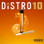 Distro10 Orange Creamsicle Injected Preroll  1.2g