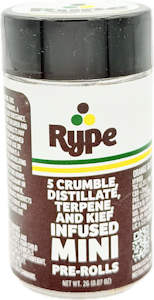 Rype - Orange Oasis 2g 5 Pack Mini Infused Pre-Rolls - Rype