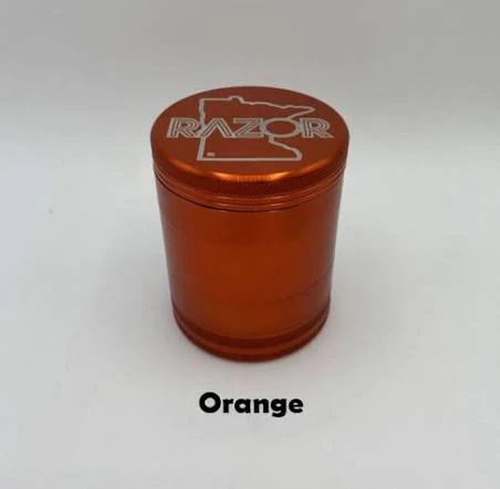 MN LEGIT - MN LEGIT Razor 6-pc Grinder Orange 55mm Main Image