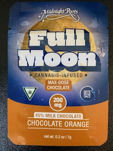 Midnight Roots - Full Moon - Orange Milk Chocolate - 200mg