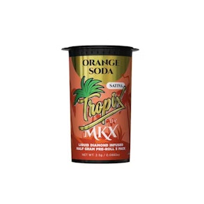 MKX Tropix - Orange Soda .5G Liquid Diamond Infused Pre-Roll (5 Pack)