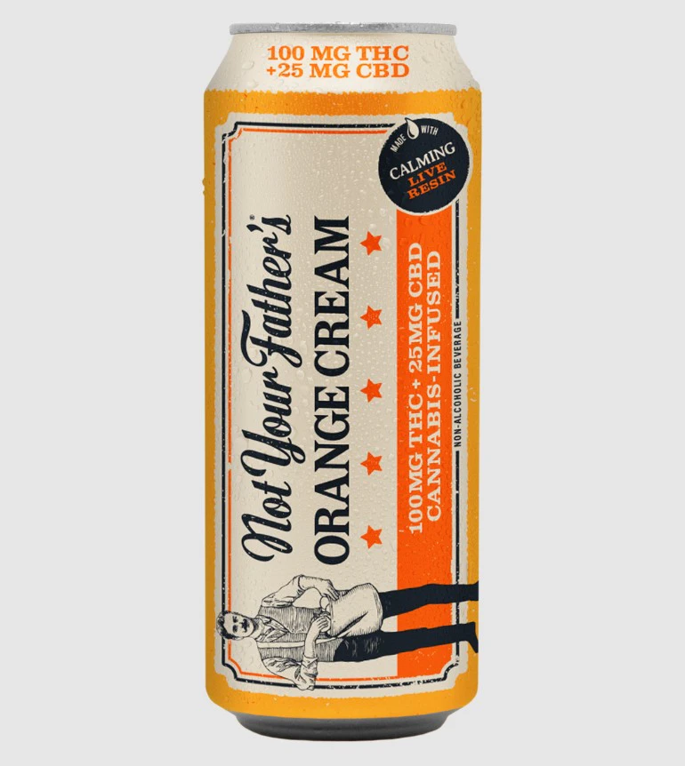 Not Your Father's - Not Your Father's - Orange Cream - 100mg THC/25mg CBD - 16oz Main Image
