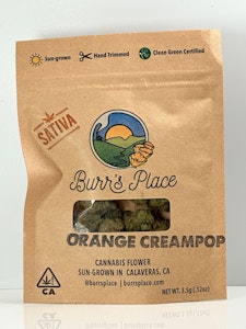 BURR'S PLACE - Burr's Place Orange Creampop 1/8 PD 27%