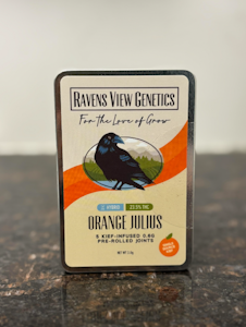 Ravens View - Raven's View - Orange Julius - 5pk - .6g Kief-Infused Pre-Rolls