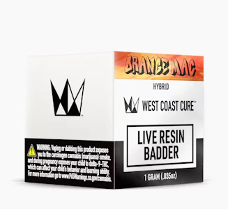 West Coast Cure - West Coast Cure - Badder - Hybrid - Orange Mac - (1g)