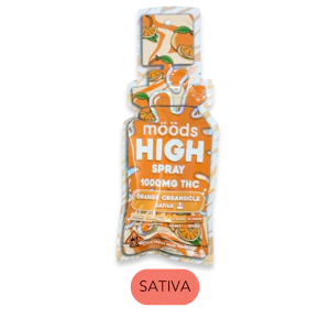 moods - Moods - Sublingual Spray - High Orange - Wellness - 1000mg