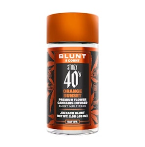 STIIIZY - Stiiizy - Orange Sunset - 2.5g 40's Infused Mini Blunts - 5pk