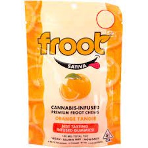 Froot - Froot Gummies 100mg Orange Tangie