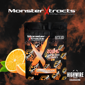 MONSTER XTRACTS - Monster Gummies Orange Cream 200mg (Hybrid)