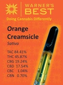 Orange Creamcicle | High CBD & CBG | Full Spectrum Distillate | 510 Vape Cart | 1g