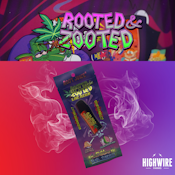 Rooted & Zooted Live Resin Disposable Orange Sherbert/Guava Dream 1g