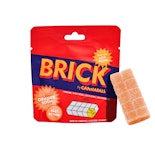 BRICK by Cannabals | Orange Soda (Live Resin) -Hybrid- (Single-Serve Gummy) 100mg THC  -d2