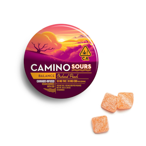CAMINO - CAMINO | ORCHARD PEACH SOURS 1:1 THC/CBD - 10PK | EDIBLE