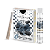 Goldkine - Oreoz Blizzard 1g Bubble Hash Infused Preroll