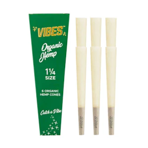 Vibes - Cones | 3pk Organic Hemp 1.25inch | Vibes