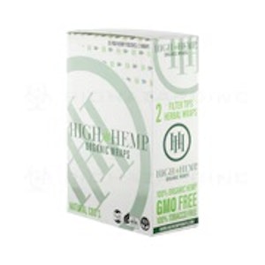 High Hemp - High Hemp | Organic Hemp Blunt Wraps | 2PK | Original | 100MM