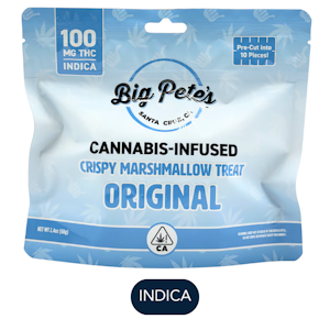 BIG PETE'S TREATS - Big Pete's - Original Crispy - Marshmallow Treat - 100mg