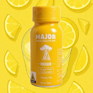 The Major - The Original Major | Sugar Free Lemonade | 100mg/2oz Fruit Drink 
