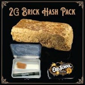 Old School Hash Co - Moroccan Cream Brick Hash 2g