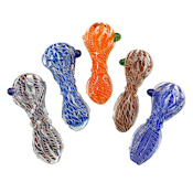 3.5" Heavy Twisting Hand Pipe with Rings