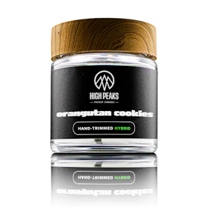 High Peaks - Orangutan Cookies: Hand-Trimmed Flower | Hybrid | 3.5g