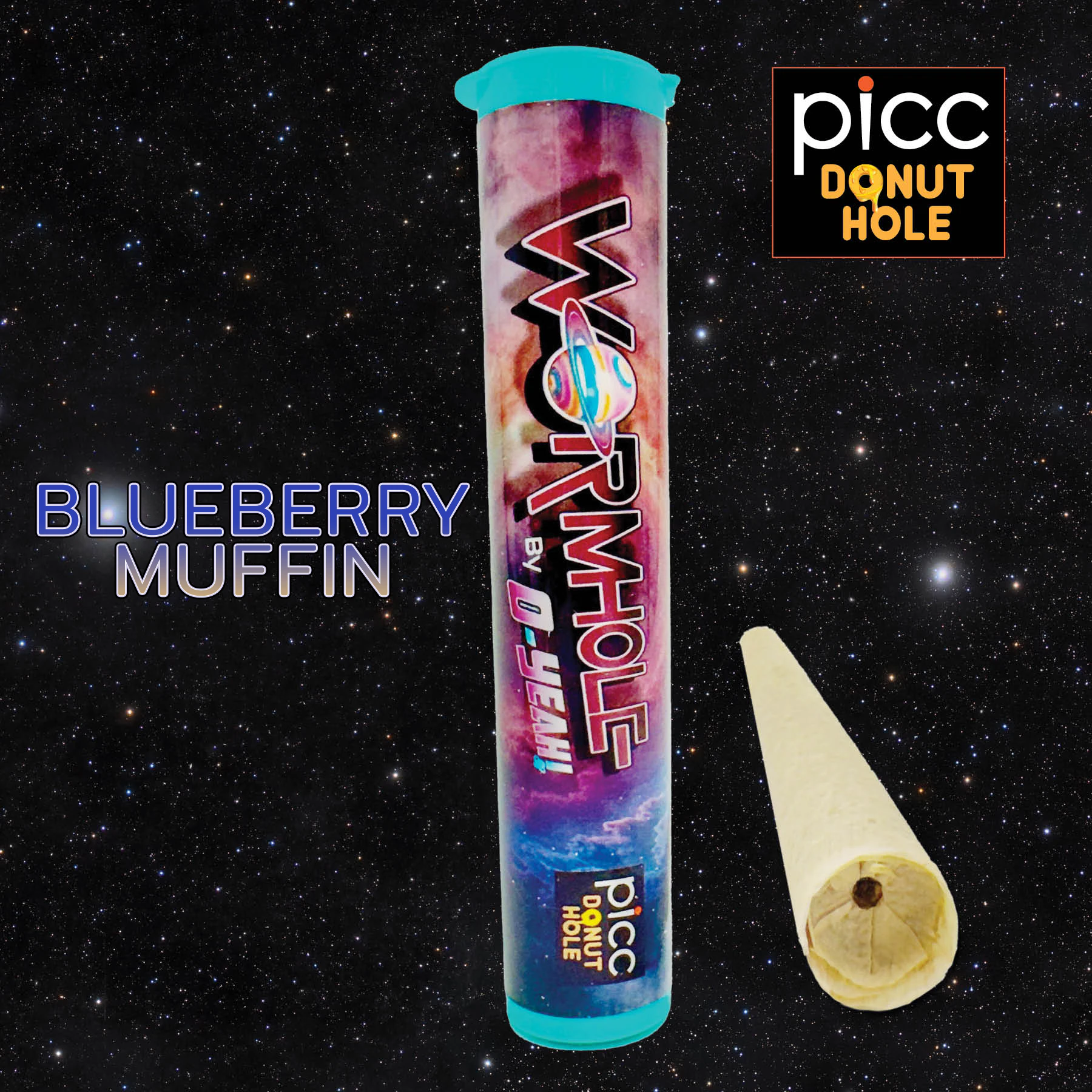 O-Yeah! - Wormhole O-YEAH! - Blueberry Muffin - Infused Preroll - 1g Main Image