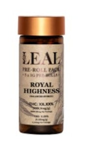 Leal - Royal Highness 5 Pack Pre-Roll Pack 5G