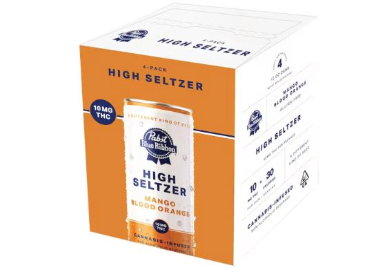 Pabst Labs - 4 PACK - MANGO BLOOD ORANGE 10MG - PABST BLUE RIBBON Main Image