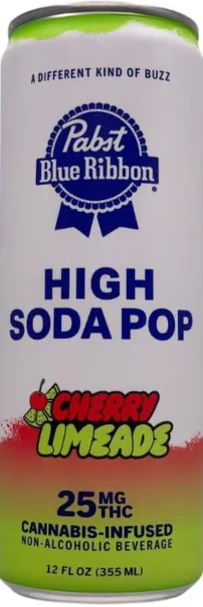 Pabst - [Pabst] High Soda Pop - 25mg - Cherry Limeade (H) Main Image