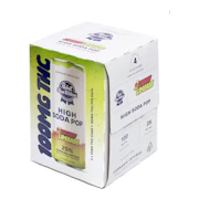 Pabst Blue Ribbon | Cherry Limeade | High Soda Pop 4pk | 100mg