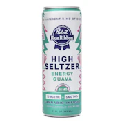 Pabst Blue Ribbon | Daytime Guava | High Seltzer Single | 10mg THC : 5mg THCV