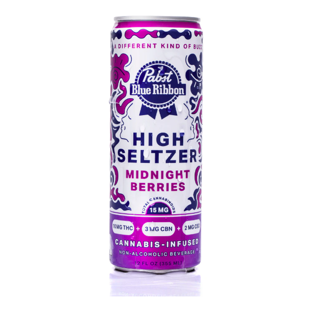 PABST BLUE RIBBON - Pabst Blue Ribbon | Midnight Berries | CBN High Seltzer Single | 10mg Main Image