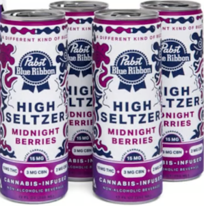 Pabst - [Pabst] THC Seltzer 4 Pack - 10mg - 10:3:2 Midnight Berries (I)