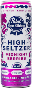 Pabst - [Pabst] THC Seltzer - 10mg - 10:3:2 Midnight Berries (I)
