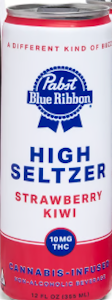 Pabst - [Pabst] THC Seltzer - 10mg - Strawberry Kiwi (H)