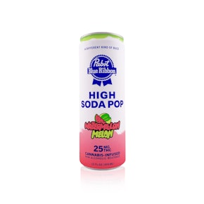 PABST - Drink - Watermelon Melon - High Soda - 25MG