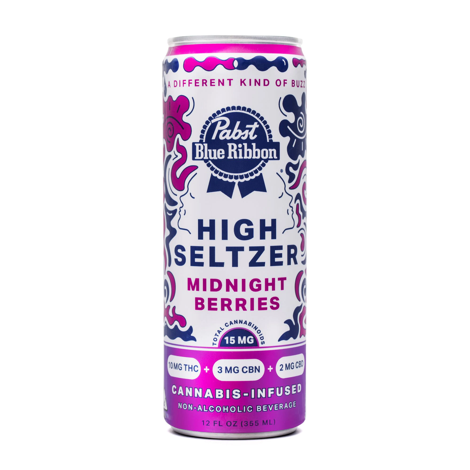 Pabst - PBR | Seltzer | Midnight Berries | 10mg THC + 2mg CBD + 3mg CBN Main Image