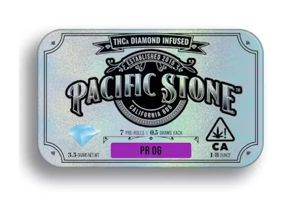 Pacific Stone - Pacific Stone Infused Diamonds 7pk Prerolls 3.5g PR OG Main Image