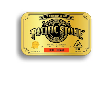 PACIFIC STONE - Pacific Stone Hash Infused 7pk Prerolls 3.5g Blue Dream
