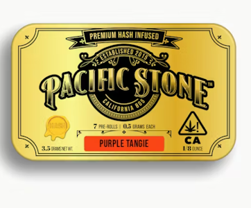 PACIFIC STONE - Pacific Stone Infused Hash 7pk Prerolls 3.5g Purple Tangie