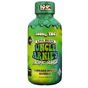 Uncle Arnie's | Live Resin Beverage | Pacific Surge | 100mg