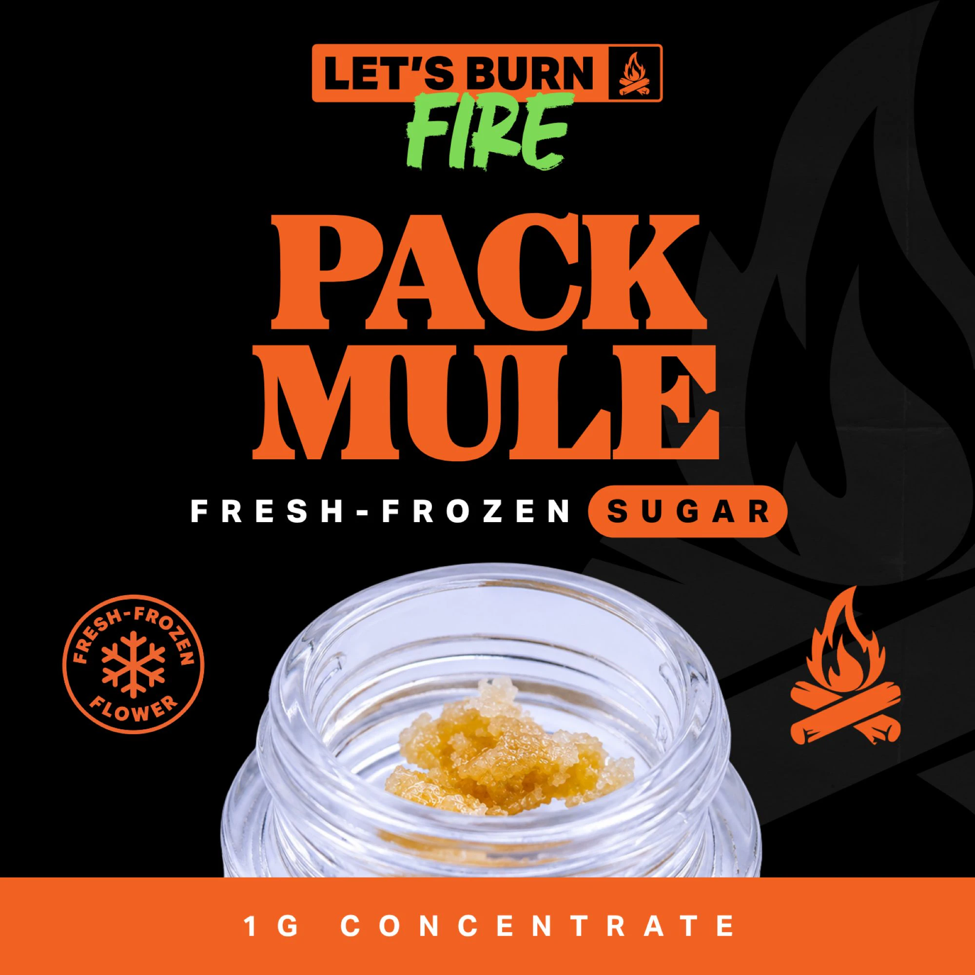 Let's Burn - Pack Mule 1g Sugar 0158 Main Image