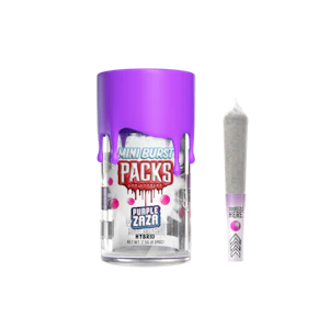 Packs - Packs | Purple Zaza | 5pk Mini Burst Preroll 2.5g