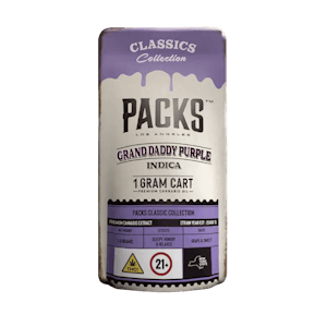 PACKWOODS - Packwoods - Grand Daddy Purple - 1G - Indica - Cartridge